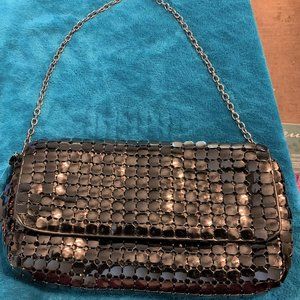 Magid Mesh Evening Bag with Chain handle